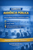 CONVITE – AUDIÊNCIA PÚBLICA