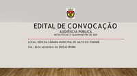 CONVITE PARA AUDIÊNCIA PÚBLICA 