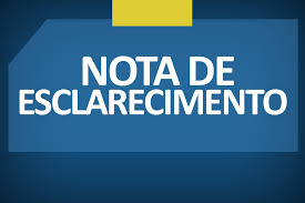 NOTA DE ESCLARECIMENTO 